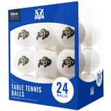 Colorado Buffaloes 24-Count Logo Table Tennis Balls
