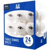 Baltimore Ravens 24-Count Logo Table Tennis Balls