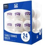TCU Horned Frogs 24-Count Logo Table Tennis Balls