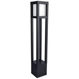 WAC Tower 30" High Black 120V LED Landscape Bollard Light