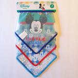 Disney Accessories | Disney Baby Mickey Mouse 3 Bandana Bibs | Color: Blue | Size: 3 Bandana Bibs