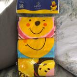 Disney Bath | Brand New In Package 3 Winnie The Pooh Washcloths | Color: Yellow | Size: Os
