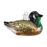 Old World Christmas Canada Goose Hanging Figurine Ornament Glass in Gray, Size 2.0 H x 3.5 W x 1.5 D in | Wayfair 16065