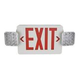 TCP 21477 - LED20784 RED LED COMBO BBU WH RC Indoor Exit Emergency Combination LED Fixture
