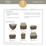 FLORENCE-17b Protective Cover Set in Beige - TK Classics FLORENCE-17bWC