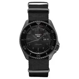Seiko Men's Black Nylon NATO Strap Automatic Watch - SRPD79, Size: Large