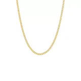 Belk & Co Men's Cuban Chain Necklace In 10K Gold, 22 In