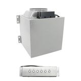 Awoco Powerful 1000 CFM Range Hood Blower, Stainless Steel in Gray, Size 19.1 H x 16.9 W x 14.7 D in | Wayfair RH-SP08-BLW+CTRL
