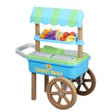 American Plastic Toys My Very Own Market Cart Play Set Accessory Plastic in Blue/Green, Size 30.25 H x 23.75 W x 15.25 D in | Wayfair 20360
