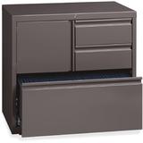 Lorell 3-Drawer Lateral Filing Cabinet Metal in Brown, Size 28.0 H x 30.0 W x 18.63 D in | Wayfair 60934
