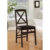 Linon Home Décor Products Luna X Back Folding Chair