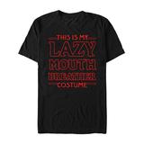 Fifth Sun Men's Tee Shirts BLACK - Black 'Lazy Mouth Breather Costume' Tee - Men