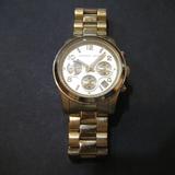 Michael Kors Jewelry | Michael Kors Mk5055 Chronograph Goldtone Watch | Color: Gold | Size: Os