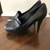 J. Crew Shoes | J. Crew Leather Platform Heels | Color: Black | Size: 6