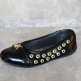 Michael Kors Shoes | Girls Michael Kors Flats | Color: Black/Gold | Size: 11g