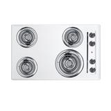 Summit Appliance 30" Electric Cooktop w/ 4 Burners, Size 3.75 H x 20.0 W x 29.75 D in | Wayfair WEL05