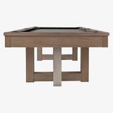 HJ Scott Abbey Billiard 8' Slate Pool Table Solid Wood in Gray, Size 31.0 H x 99.0 W in | Wayfair PTA8-AG