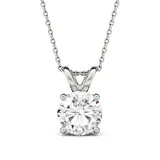 Charles & Colvard 1.9 Ct. T.w. Lab Created Moissanite Solitaire Pendant Necklace In 14K White Gold, 18 In