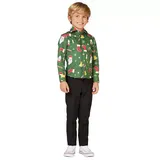 Boys 2-8 OppoSuits Santaboss Christmas Shirt, Boy's, Size: 6, Green