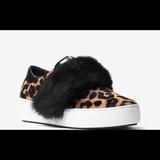 Michael Kors Shoes | Back In Stock! Mk Cheetah Slip On Sneakers | Color: Black | Size: Various