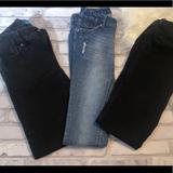 Levi's Bottoms | 3 Pairs Of Girls Skinny Jeans Size 12 | Color: Black/Blue | Size: 12g