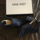 Nine West Shoes | Blue Nine West Mules | Color: Blue | Size: 8.5