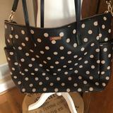 Kate Spade Bags | Authentic Kate Spade Diaper Bag Or Briefcase | Color: Black/White | Size: Os