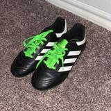 Adidas Shoes | Boys Adidas Soccer Cleats + Umbro Socks | Color: Black/Green | Size: 2b