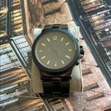 Michael Kors Accessories | Black Face Chronograph Sport Black Watch Mk8279 | Color: Black | Size: Os