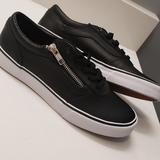 Vans Shoes | Brand New Leather Vans | Color: Black | Size: 6