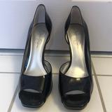 Jessica Simpson Shoes | Black High Heel Peep Toe Shoes | Color: Black | Size: 9.5