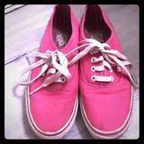Vans Shoes | Authentic Pink Vans | Color: Pink | Size: 7.5