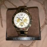Michael Kors Accessories | Brand New Michael Kors Gold Watch | Color: Gold | Size: Os