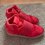 Adidas Shoes | Boys Adidas Red Tubular Invader Strap 3 Hightops | Color: Red | Size: 5bb