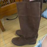 American Eagle Outfitters Shoes | American Eagle Suede Tall Boots | Color: Brown | Size: 8