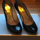 Michael Kors Shoes | Black Patent Leather Heel Pumps By Michael Kors | Color: Black | Size: 5.5