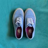 Vans Shoes | Blue Canvas Vans | Color: Blue/Purple | Size: 8