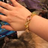 Kate Spade Jewelry | Authentic Kate Spade Pastel Gem Bracelet | Color: Gold/Pink | Size: Os