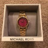 Michael Kors Accessories | Brand New Michael Kors Gold Watch | Color: Gold | Size: Os