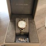 Burberry Accessories | Burberry Womens Gold Watch | Color: Gold | Size: 32mm