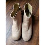 American Eagle Outfitters Shoes | American Eagle Fringe Ankle Suede Boot Women's 6 | Color: Tan | Size: 6