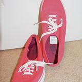 Vans Shoes | Authentic Red Vans | Color: Red | Size: 10