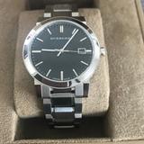 Burberry Accessories | Burberry Men's City Watch Bu9001 | Color: Black/Silver | Size: 20mm