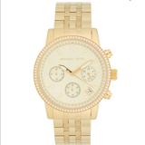 Michael Kors Accessories | Brand New Michael Kors Gold-Tone Watch | Color: Gold | Size: Os