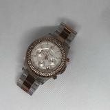 Michael Kors Accessories | Authentic Clear & Rose Gold Michael Kors Watch | Color: Pink | Size: 44mm