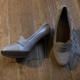 J. Crew Shoes | Beige Italian Leather J Crew High Heels | Color: Cream | Size: 7