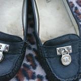 Michael Kors Shoes | Black Michael Kors Flats | Color: Black/Silver | Size: 6