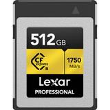 Lexar 512GB Professional CFexpress Type-B Memory Card LCFX10-512CRBNA