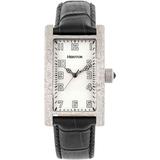 Jefferson Automatic White Dial Watch - Black - Heritor Watches