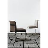 Calligaris Gala Velvet Side Chair Upholstered/Velvet in Black/Brown, Size 33.27 H x 18.9 W x 23.62 D in | Wayfair CS1866000015S0F00000000